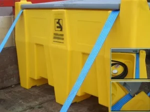 Citerne diesel 440 litres, station de ravitaillement pour vos chantiers, projets et travaux en location chez Valroc SA dans la Broye