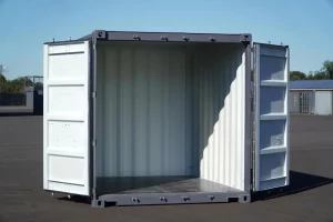 Container maritime de stockage de chantier en location chez Valroc SA dans la Broye