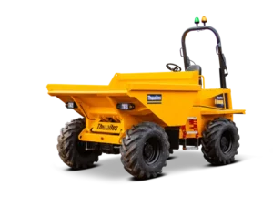 Dumper sur pneus 6 tonnes pour tous travaux de transports et de manutentions en location chez Valroc SA dans la Broye