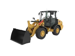 Chargeuse sur pneus caterpillar en location chez Valroc SA dans la Broye