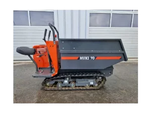 Dumper à chenille Huki 70B pour tous travaux de transports et de manutentions en location chez Valroc SA dans la Broye