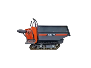 Dumper à chenille Huki 70B pour tous travaux de transports et de manutentions en location chez Valroc SA dans la Broye